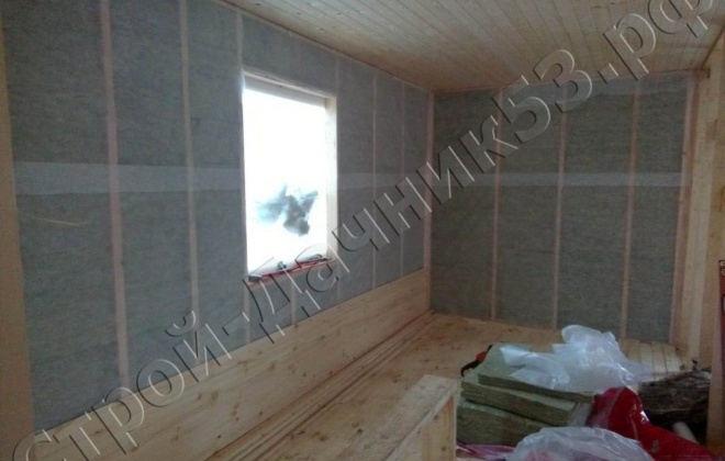 4 Каркасно-щитовой дом 7×5, 35 м², Псковская область, деревня Палкино (1)